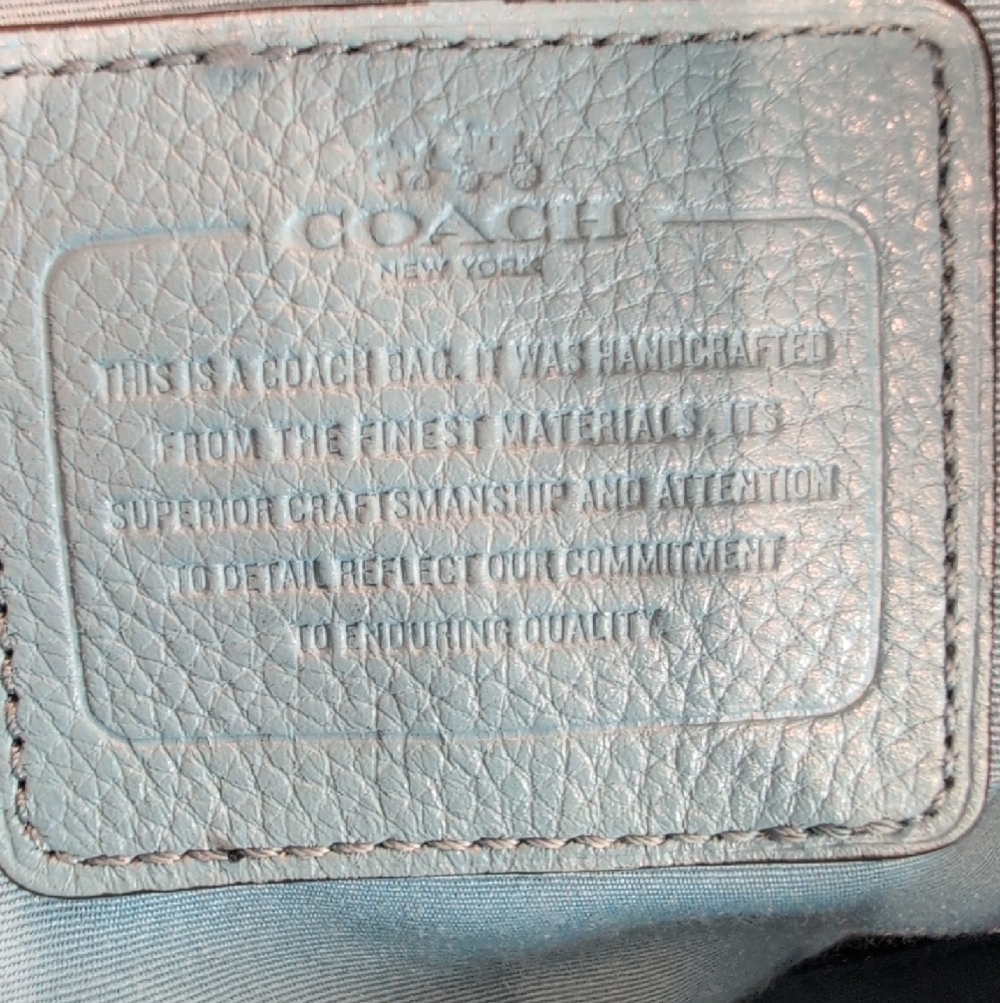 Coach Celeste Convertible Hobo Pebbled Leather Bag w/Coordinating Wallet - Picture 8 of 16